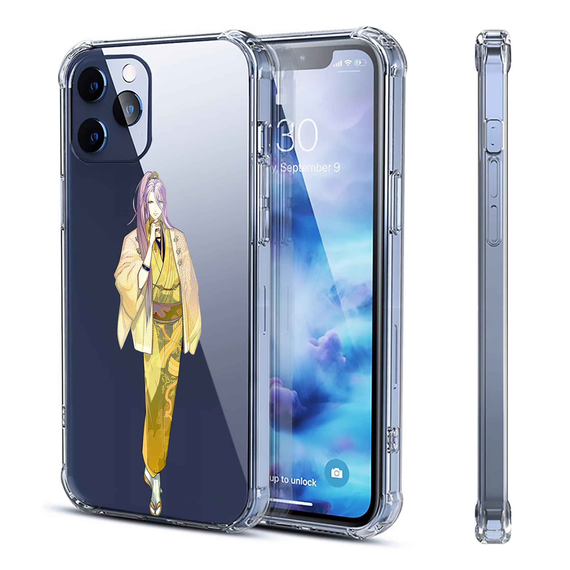 （画像用） 刀剣乱舞 Touken Ranbu 【iPhone 12シリーズ対応】透明スマホケース（クリアソフトケース）